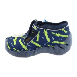 Befado Kinderschuhe 110P410 marineblau grün 2