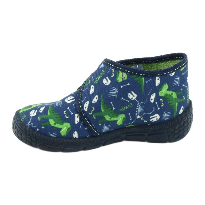 Befado Kinderschuhe 538P037 weiß marineblau grün 2