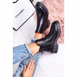 J.STAR But Warme Stiefel für Damen auf Gummisohle Black Moon Walk schwarz 3