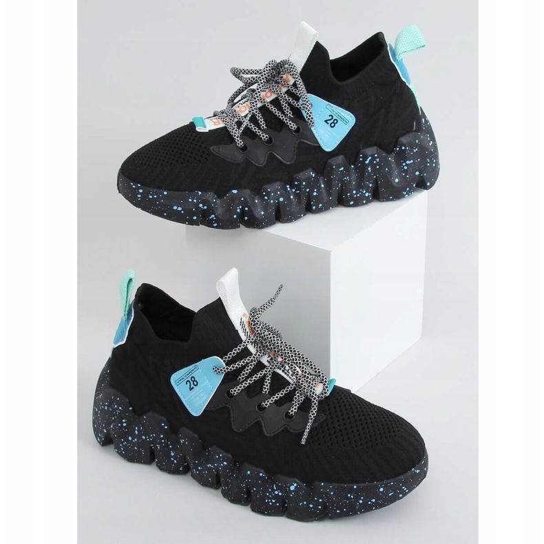 Schwarz NB387 Allblack Sportschuhe mit hohen Sohlen 1