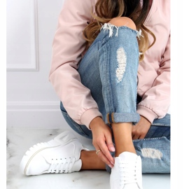 Weiße NB382P Beige Sneakers mit hoher Sohle 1