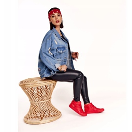 Damen Sneaker Big Star Rot V274529 1