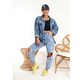 Damen Sneaker Big Star Lime AA274012 gelb 2