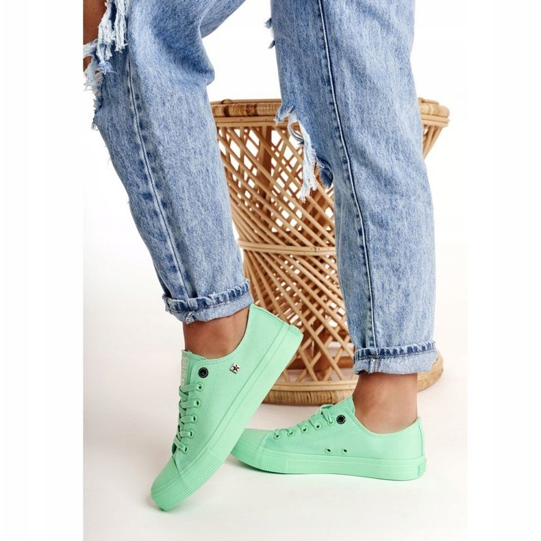 Damen Sneaker Big Star Grün AA274030 1