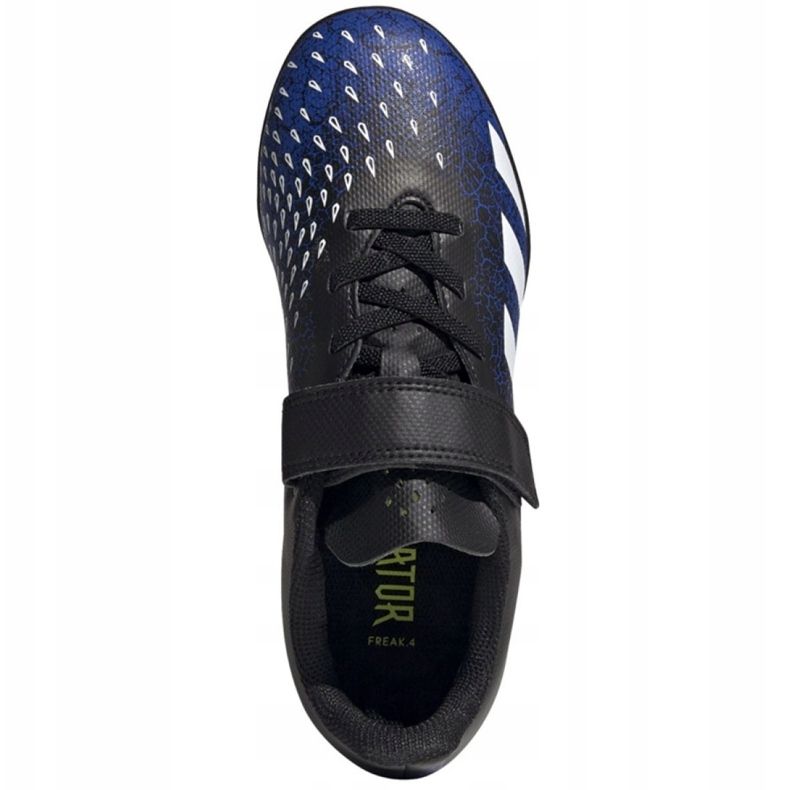 Adidas Predator Freak.4 H&amp;L Tf Jr FY0628 Fußballschuhe weiß, marineblau, schwarz blau 1