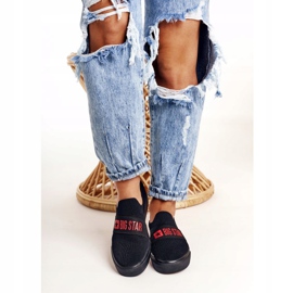 Damen Sneaker Slip-on Big Star FF274221 Schwarz 2