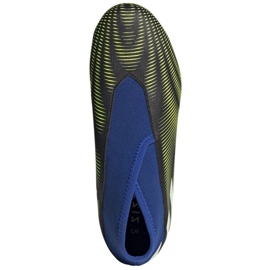Adidas Nemeziz.3 Ll Fg Jr FY0819 Fußballschuhe weiß, schwarz, blau, gelb schwarz 2