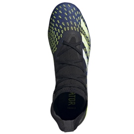 Adidas Predator Freak.3 Fg M FY0610 Fußballschuhe weiß, schwarz, royal schwarz 2