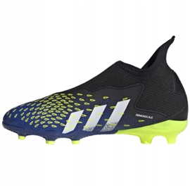 Adidas Predator Freak.3 Ll Fg Jr FY0618 Fußballschuhe weiß, schwarz, royal schwarz 1
