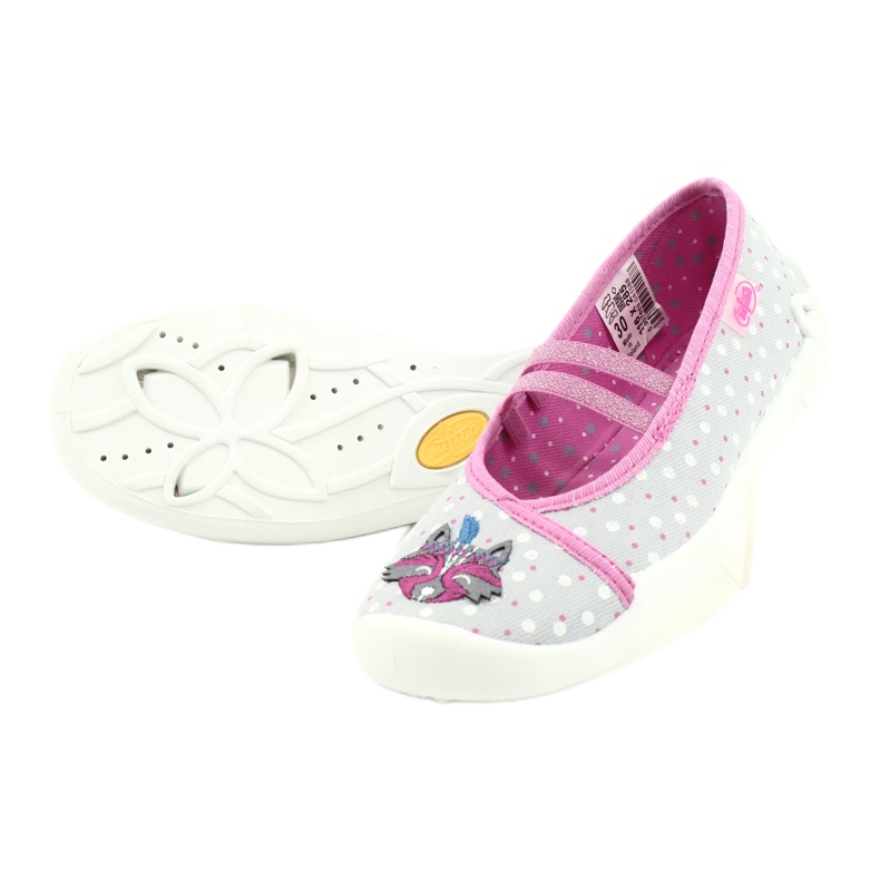 Befado Kinderschuhe 116X285 rosa grau 4