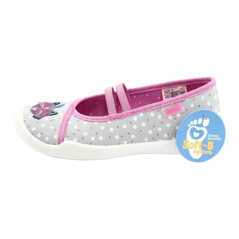 Befado Kinderschuhe 116X285 rosa grau 6