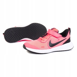Nike Revolution 5 Psv Jr BQ5672-602 Schuhe weiß rosa 1