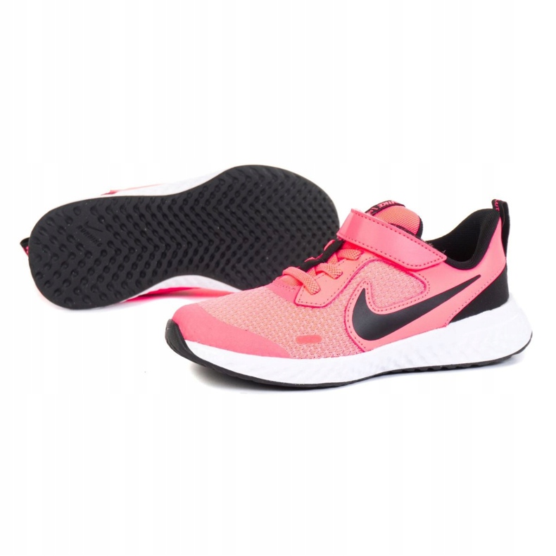 Nike Revolution 5 Psv Jr BQ5672-602 Schuhe weiß rosa 1
