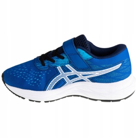 Asics Pre Excite 7 Ps Jr 1014A101-401 weiß marineblau blau 1