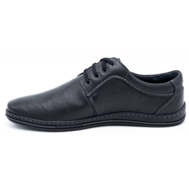 Mario Pala Schwarze Herren Schnürschuhe 674 1