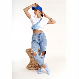 Damen Classic Low Sneakers Big Star AA274029 Hellblau 2