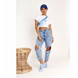 Damen Classic Low Sneakers Big Star AA274029 Hellblau 1