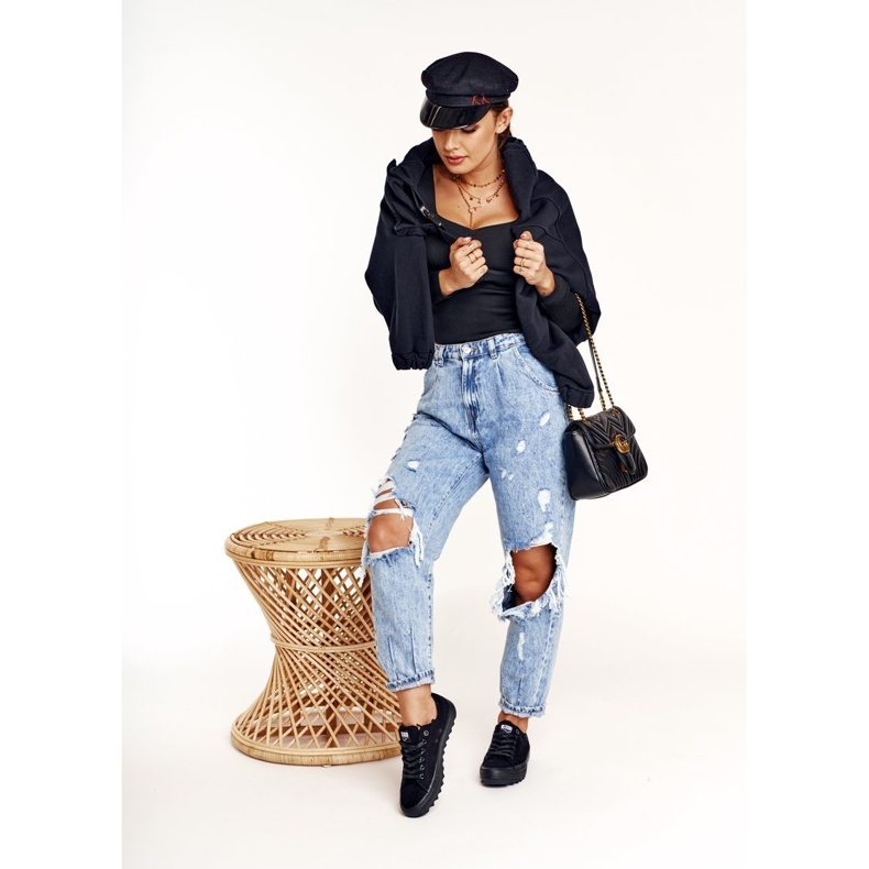 Damen Sneaker Big Star FF274248 Schwarz 2