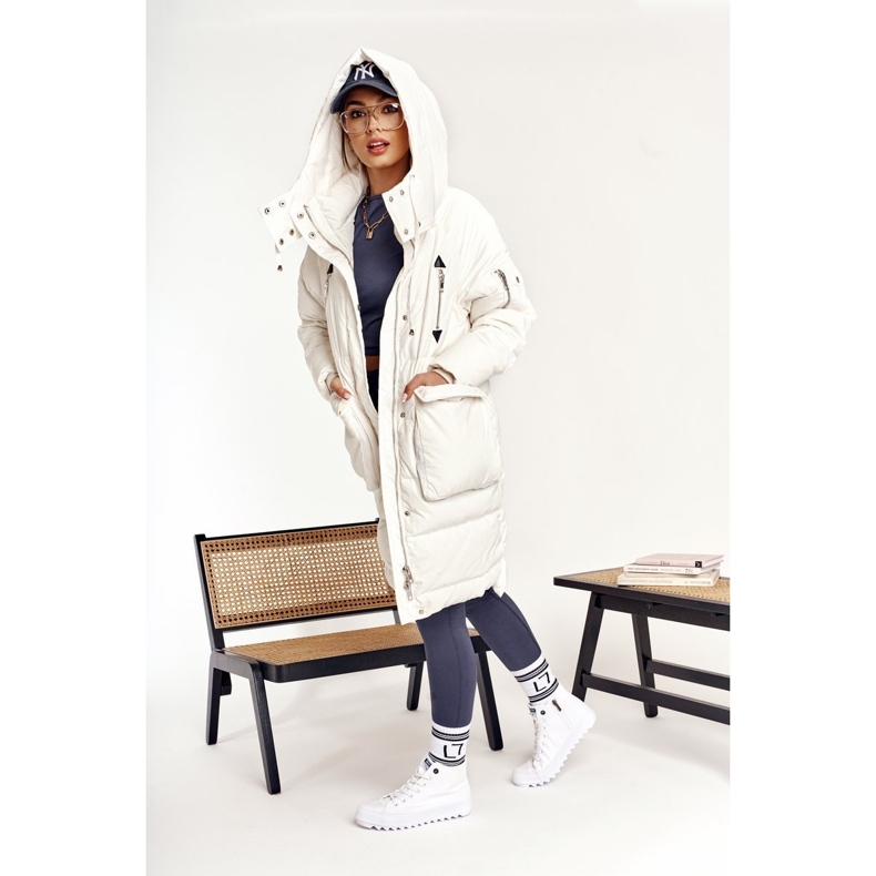 Hohe Sneakers für Damen Big Star FF274241 Weiß 1