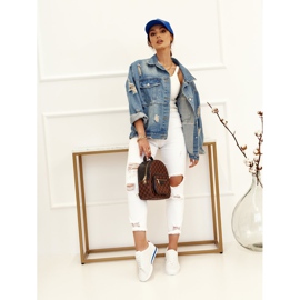 PS1 Damen Sportschuhe Sneakers Weiß Nova rot navy blau 1