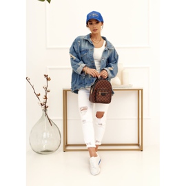 PS1 Damen Sportschuhe Sneakers Weiß Nova rot navy blau 2