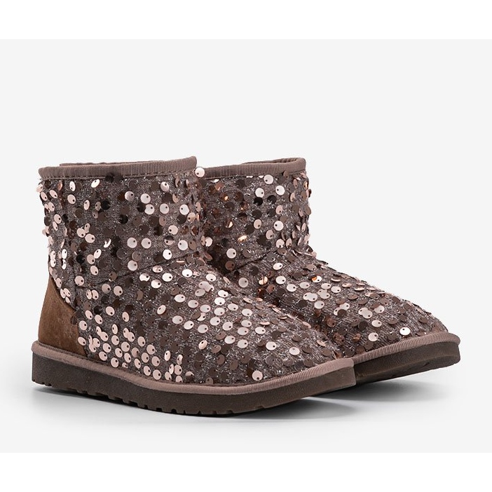 Braune isolierte Stiefel, Emu Typ 886 1