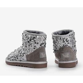 Silberne isolierte Stiefel, Emu-Typ 886 1