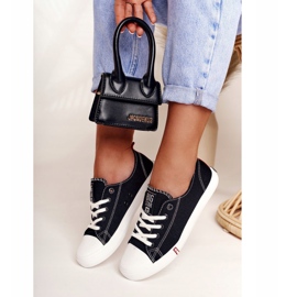 Damen Sneaker Big Star FF274085 Schwarz und Rot 2