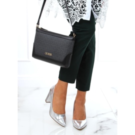 Pumps am Silberpfosten NF-65P Silver silber- 2