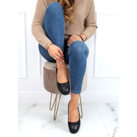 Schwarze Damen Ballerinas YSD826 Schwarz 2