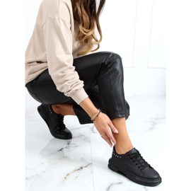 Schwarze Damen Sneaker SC36 All Black 2