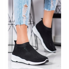 Goodin Sportschuhe mit Kristallen schwarz 1