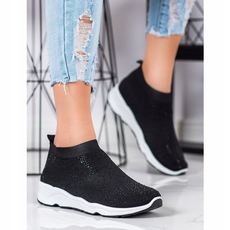 Goodin Sportschuhe mit Kristallen schwarz 1