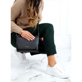 Damen-Sneaker mit weißen Nieten LA124P Beige 1