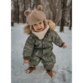 FRROCK Kinder-Trapperstiefel mit Reißverschluss Camel Dexter braun 1