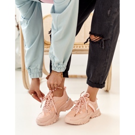 PS1 Sneakers für Damen auf einer massiven Sohle in Pink Chunky rosa 1