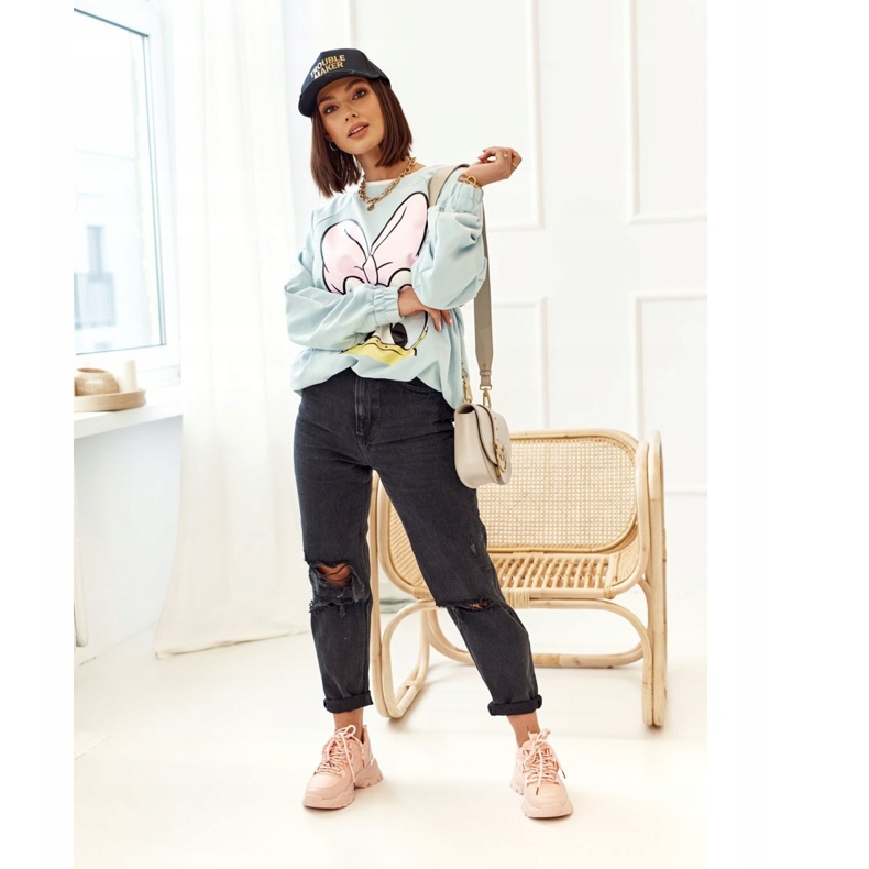 PS1 Sneakers für Damen auf einer massiven Sohle in Pink Chunky rosa 2