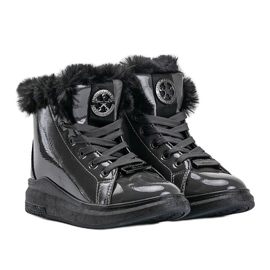 Graue Stiefel, isolierte Freemans-Stiefel 1