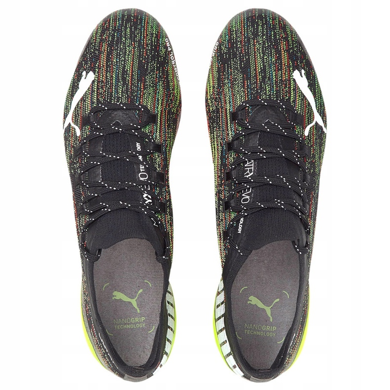 Puma Ultra 1.2 Fg Ag Fußballschuhe schwarz-grün-rot 106299 02 1