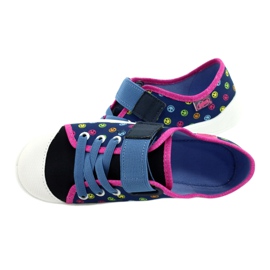 Befado Kinderschuhe 251Y162 blau rosa mehrfarbig 5