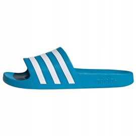Adidas Adilette Aqua blaue Hausschuhe FY8047 weiß 1