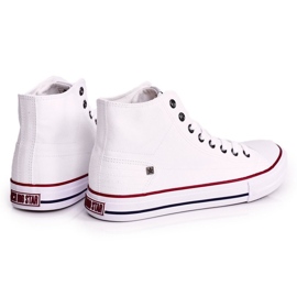 Klassische High-Top-Sneaker für Herren Big Star DD174251 Weiß 1