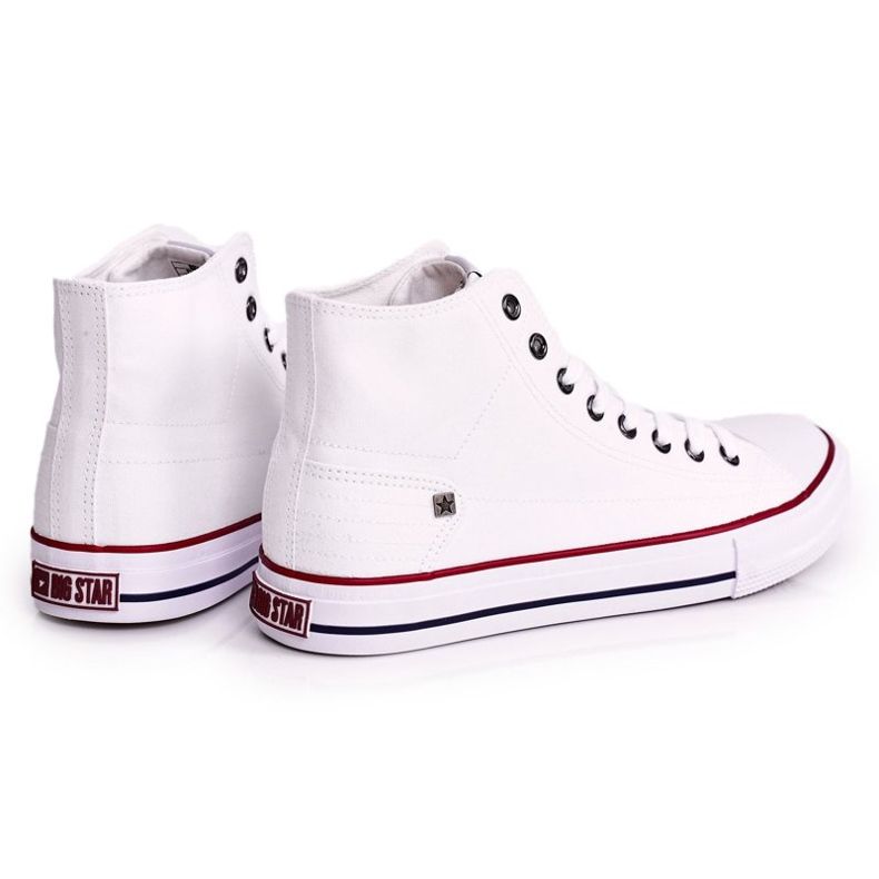 Klassische High-Top-Sneaker für Herren Big Star DD174251 Weiß 1