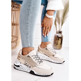 PS1 Sneakers mit Keilabsatz für Damen Gold Avery beige 1