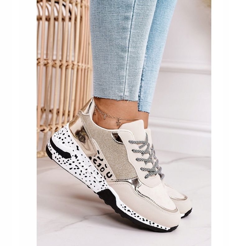 PS1 Sneakers mit Keilabsatz für Damen Gold Avery beige 2