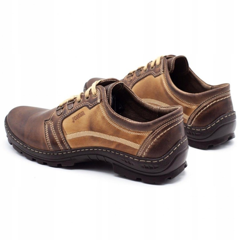 Joker Herren Trekkingschuhe 192 braun beige 5