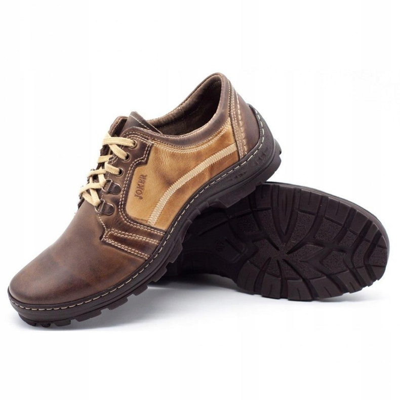 Joker Herren Trekkingschuhe 192 braun beige 2