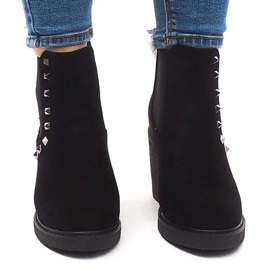 Warme Stiefel On a post H8-85 Schwarz 2