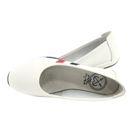 Damen Sportballerinas Filippo DP2063 / 21 weiß rot navy blau 4