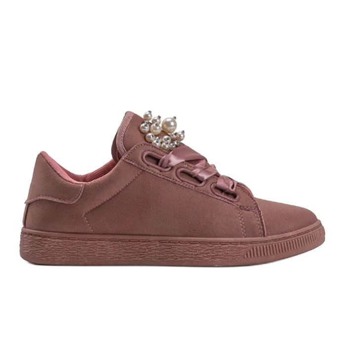Rosa Sneaker mit rosa Perle 1